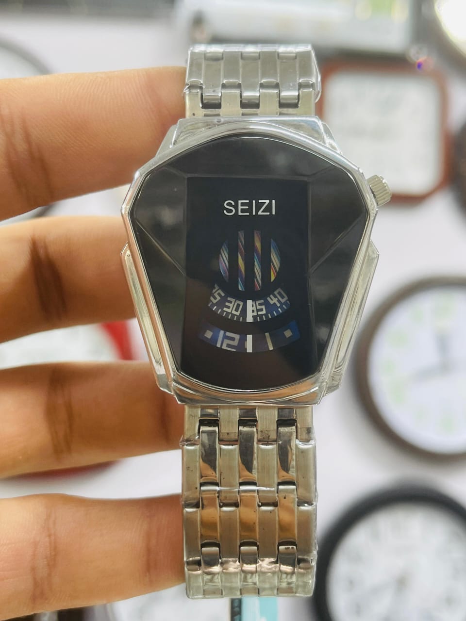 Bestwin Unique Luxury Men's Stainless Steel Wrist Watch