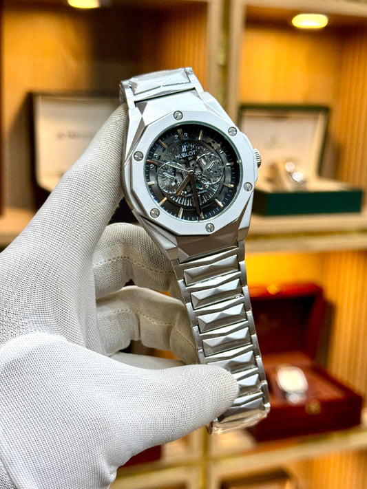 Hublot Diamond Cut Skeleton