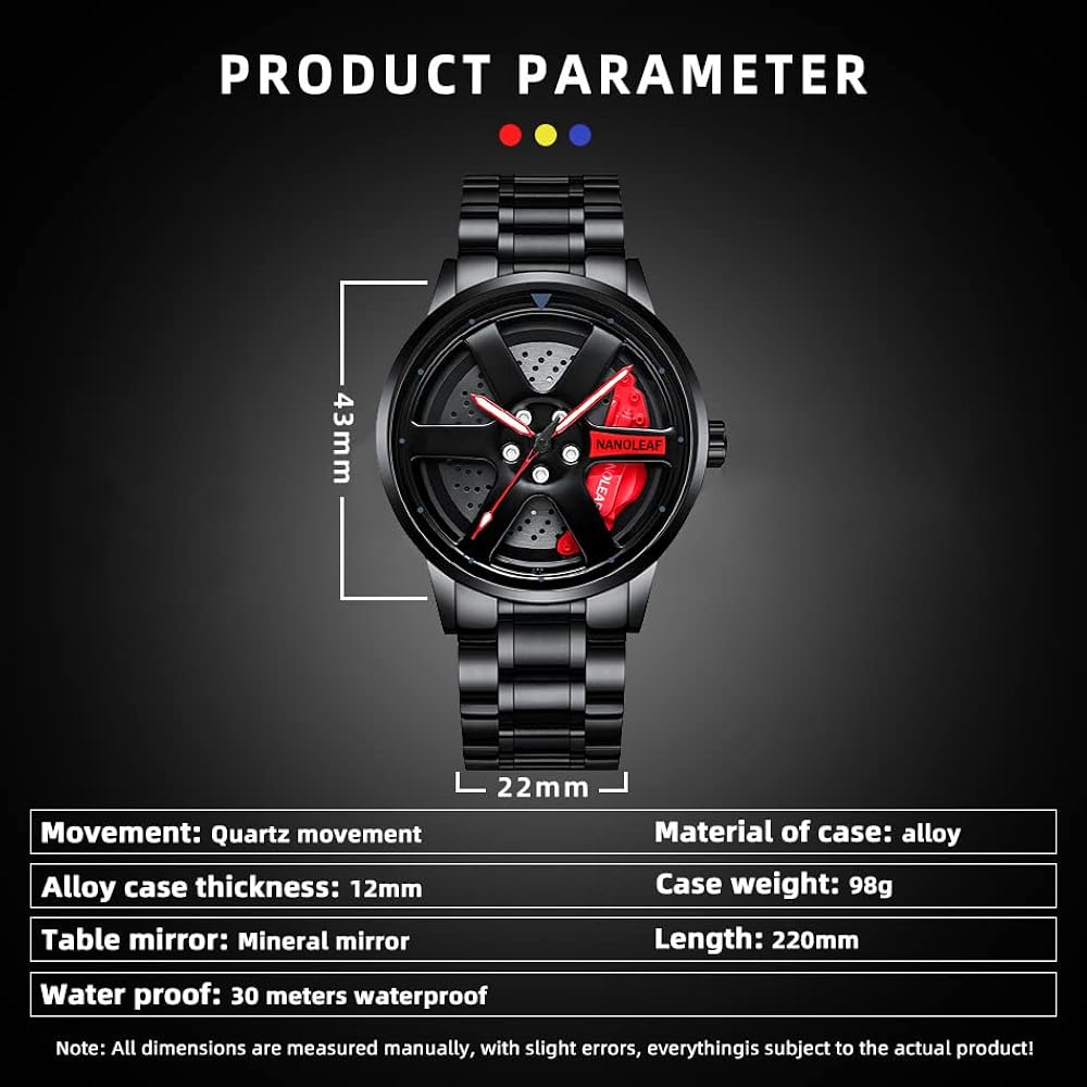 Wheel Watch Rotation Smart Watch for Boys Men Creative Fashion Men Stainless Steel rotating dial 360 spin Watch