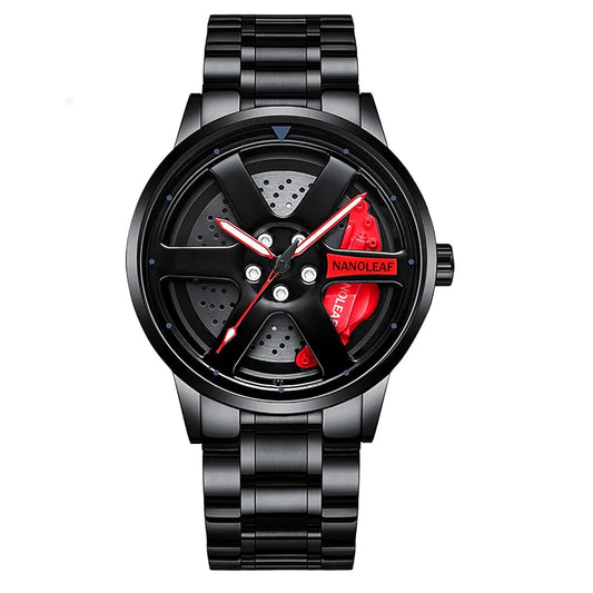 Wheel Watch Rotation Smart Watch for Boys Men Creative Fashion Men Stainless Steel rotating dial 360 spin Watch